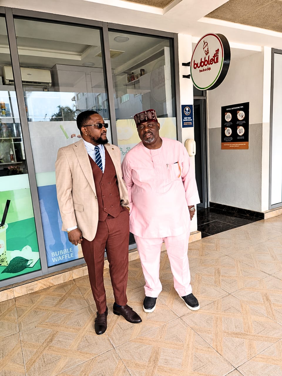 Our Founder, Drtonez, with Chief Obi Asika, Director-General and CEO of the National Council for Arts and Culture (NCAC), at the Africa Music Business Roundtable in Lagos.